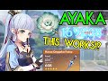 Secret Ayaka Build That I Can't Believe Works | Haran + Echoes of Offering | Genshin Impact