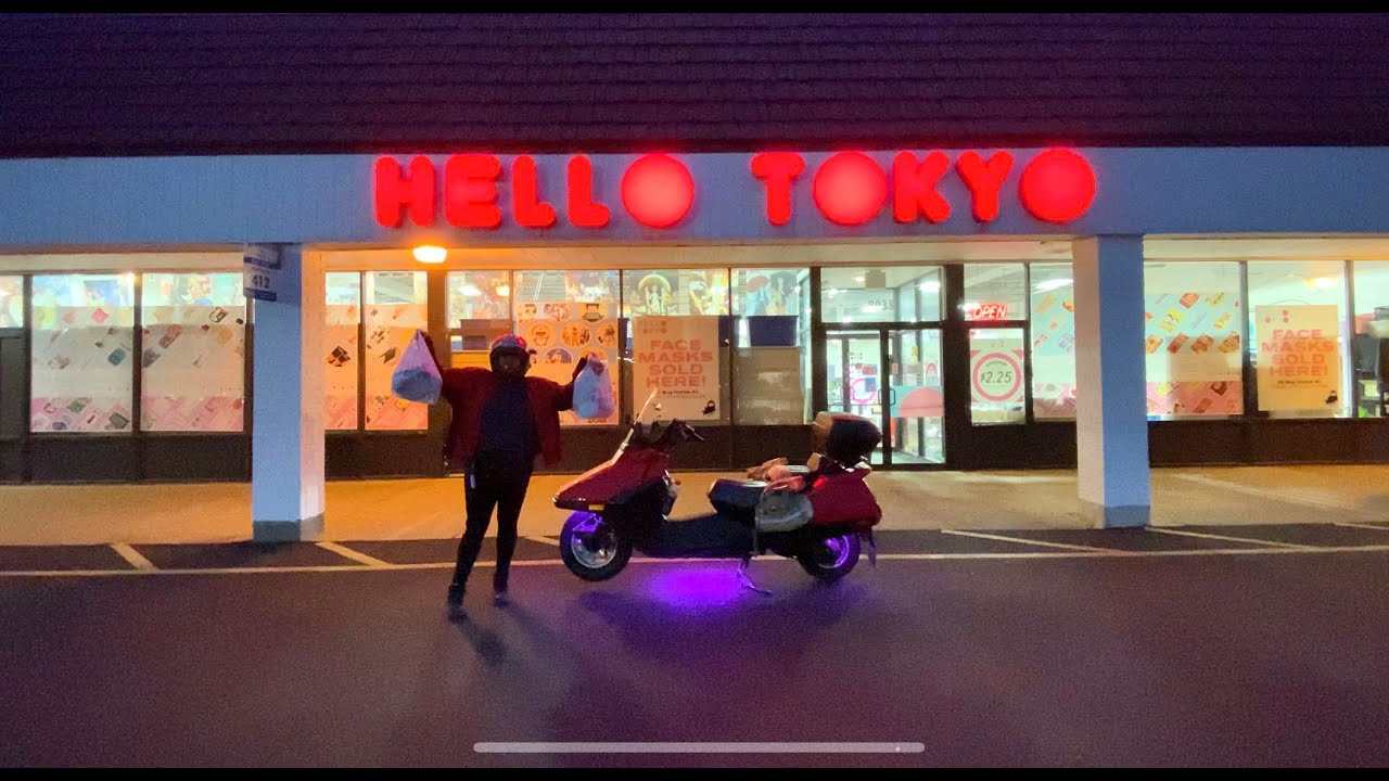 Taking my Japanese Scooter to Hello Tokyo | Shop with me