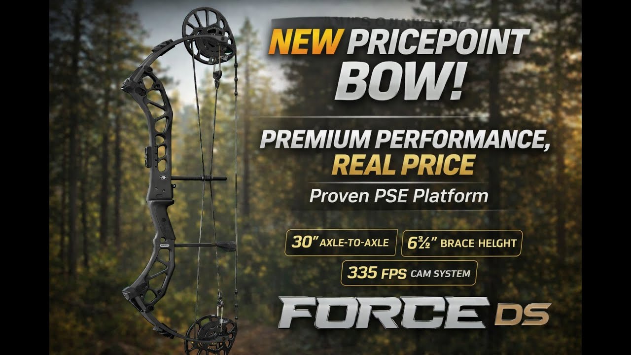 Обзор лука PSE Force DS 2026 года | Цена 999 долларов США с блоками FDS