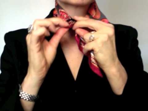 How-to wear scarves - Hermes scarf with 