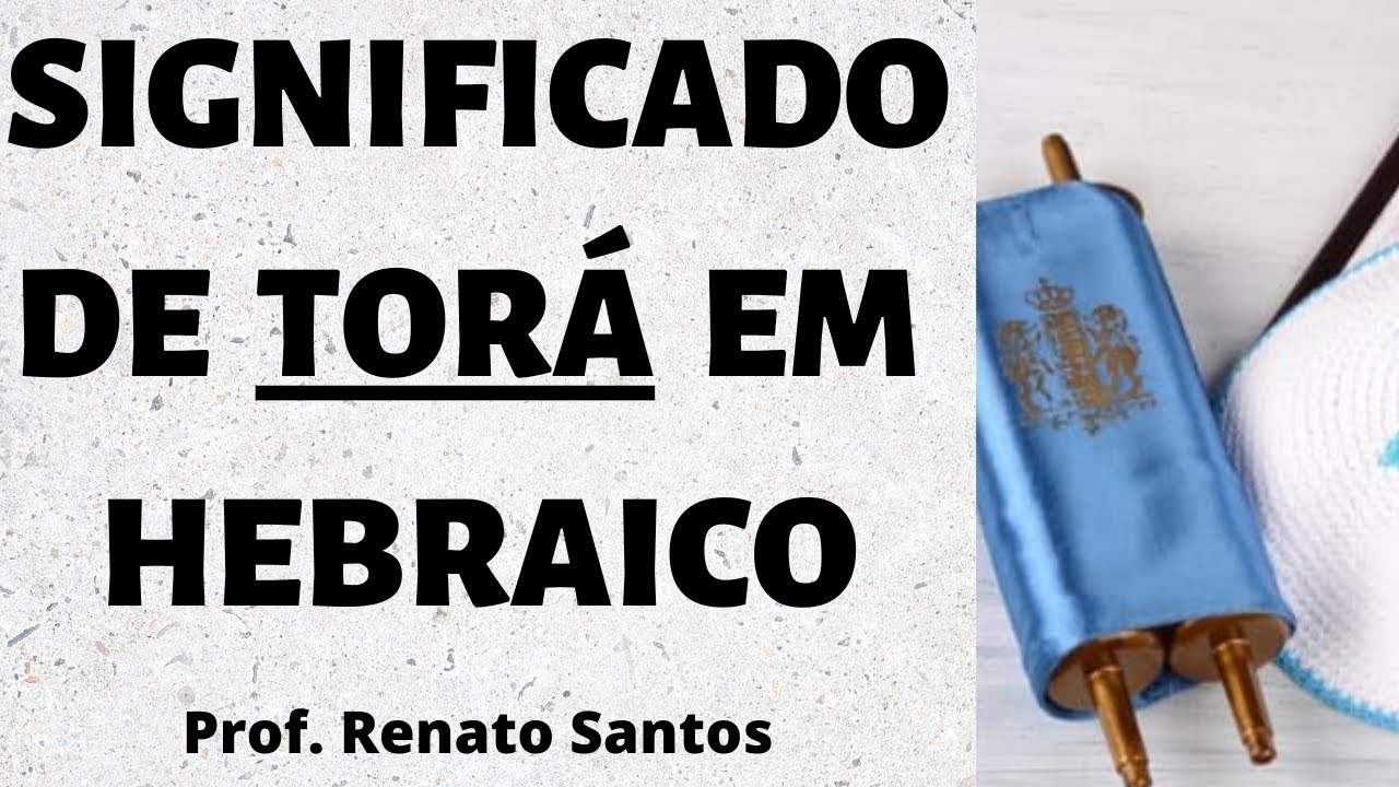 ✓ [AULA DE HEBRAICO GRÁTIS] sobre a palavra SHALOM - Prof. Renato Santos 