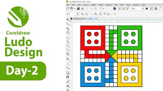 CorelDraw Tutorial || Ludo Design || Day - 2 screenshot 2