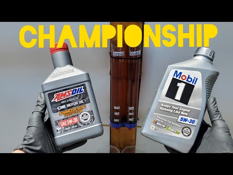 Amsoil vs Mobil 1 motor oil championship!