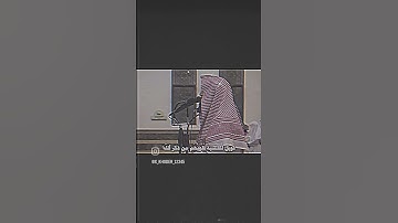 سورة الزمر أية (٢٢) القارئ محمد اللحيدان 💗