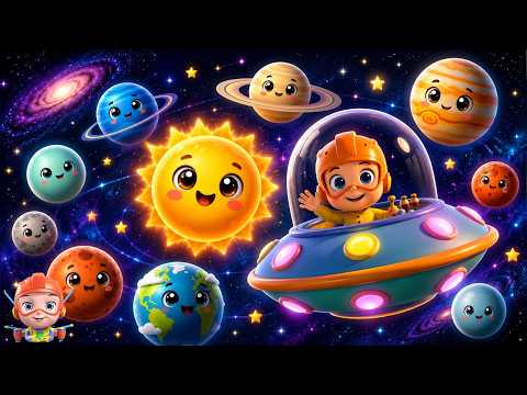 Planets Song, ग्रहों का गीत, Baba Black Sheep + More Hindi Rhymes For kids