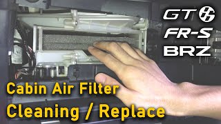 Cabin Air Filter Cleaning / Replace - Toyota GT86 | Scion FR-S | Subaru BRZ