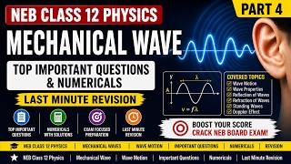 NEB Class 12 Physics | Mechanical Wave | Top Important Questions &amp; Numericals |