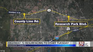 Highway 72 Resurfacing Project
