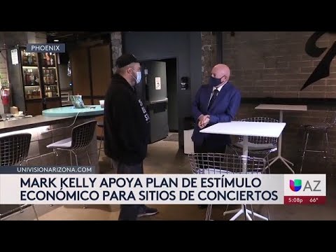 Univision: Mark Kelly apoya plan para salvar nuestros escenarios