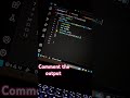 comment the output 🥰#viralvideo #coding #programming #coding