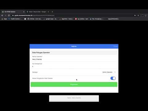 ppdb online kabupaten muara enim 2020-2021 untuk operator