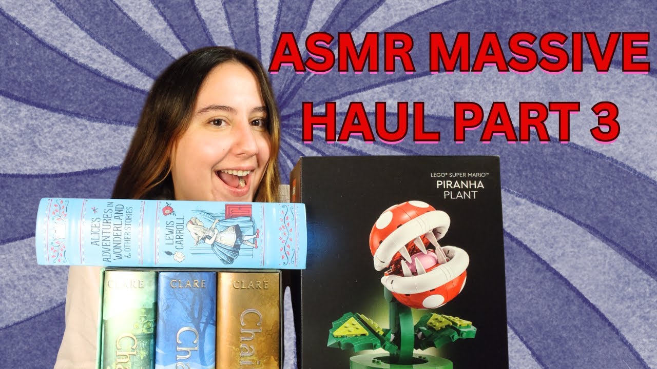ASMR COZY HAUL 💖 | Books , Lego & Beauty Products🌹 ! PART 3