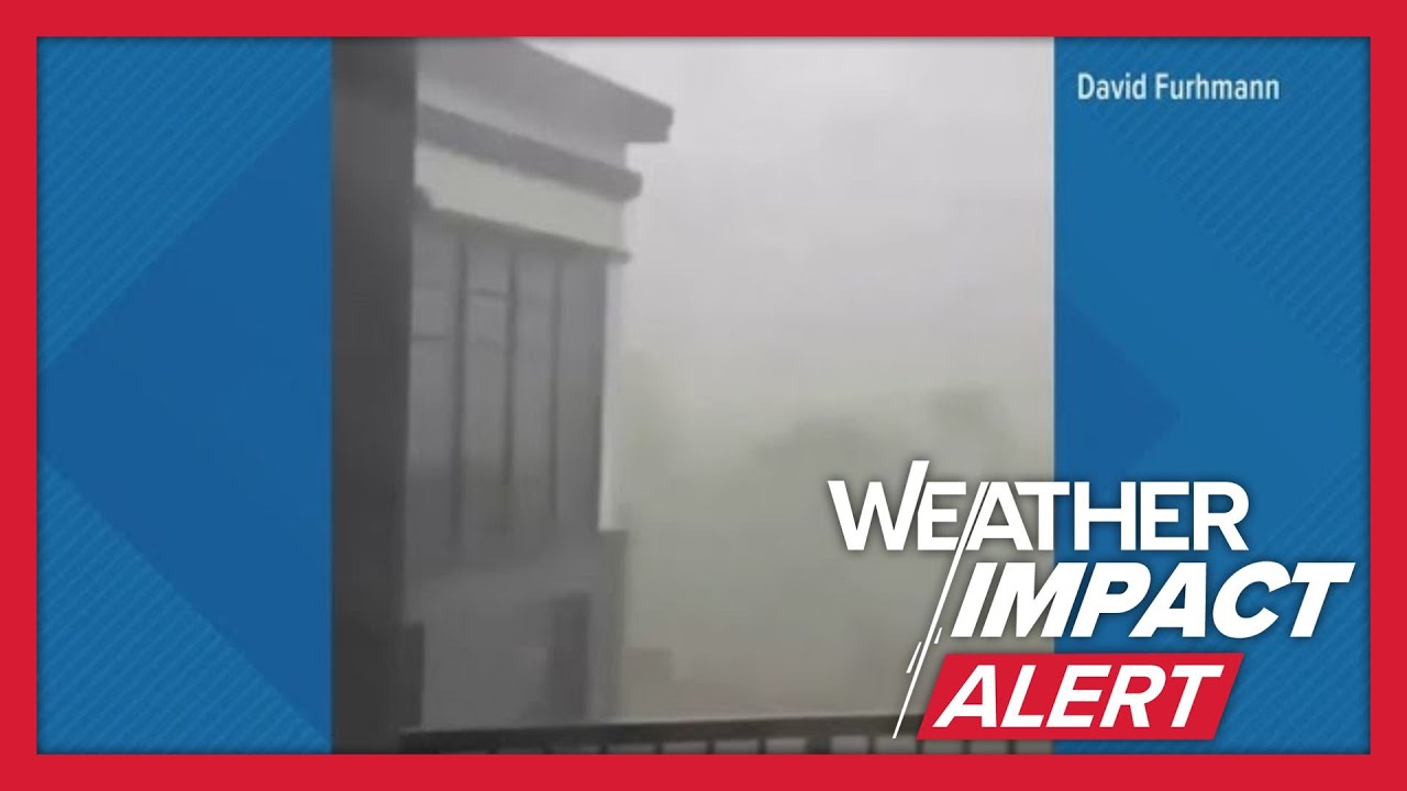 St. Louis tornado, storm damage caught on camera - YouTube