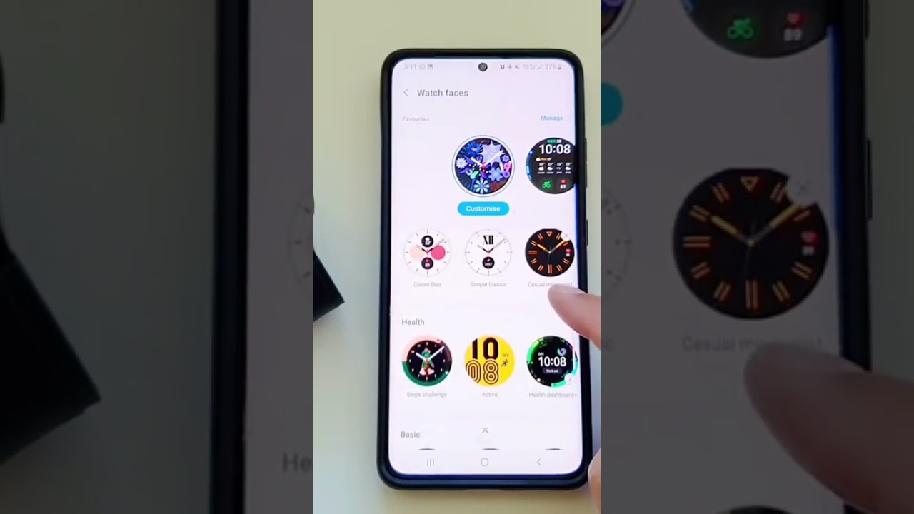 How to add Favourite Watchfaces on the Galaxy Wear App! YouTube