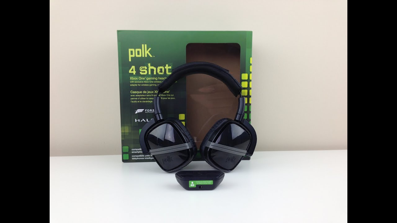 Xbox One Polk 4 Shot Gaming Headset Unboxing! - YouTube