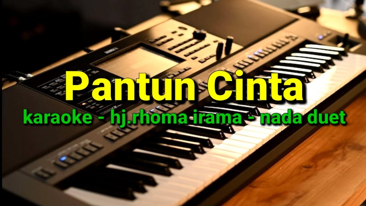 Karaoke dut koplo //pantun cinta// NADA duet //hj.rhoma irama// by jampangpbg //psr670