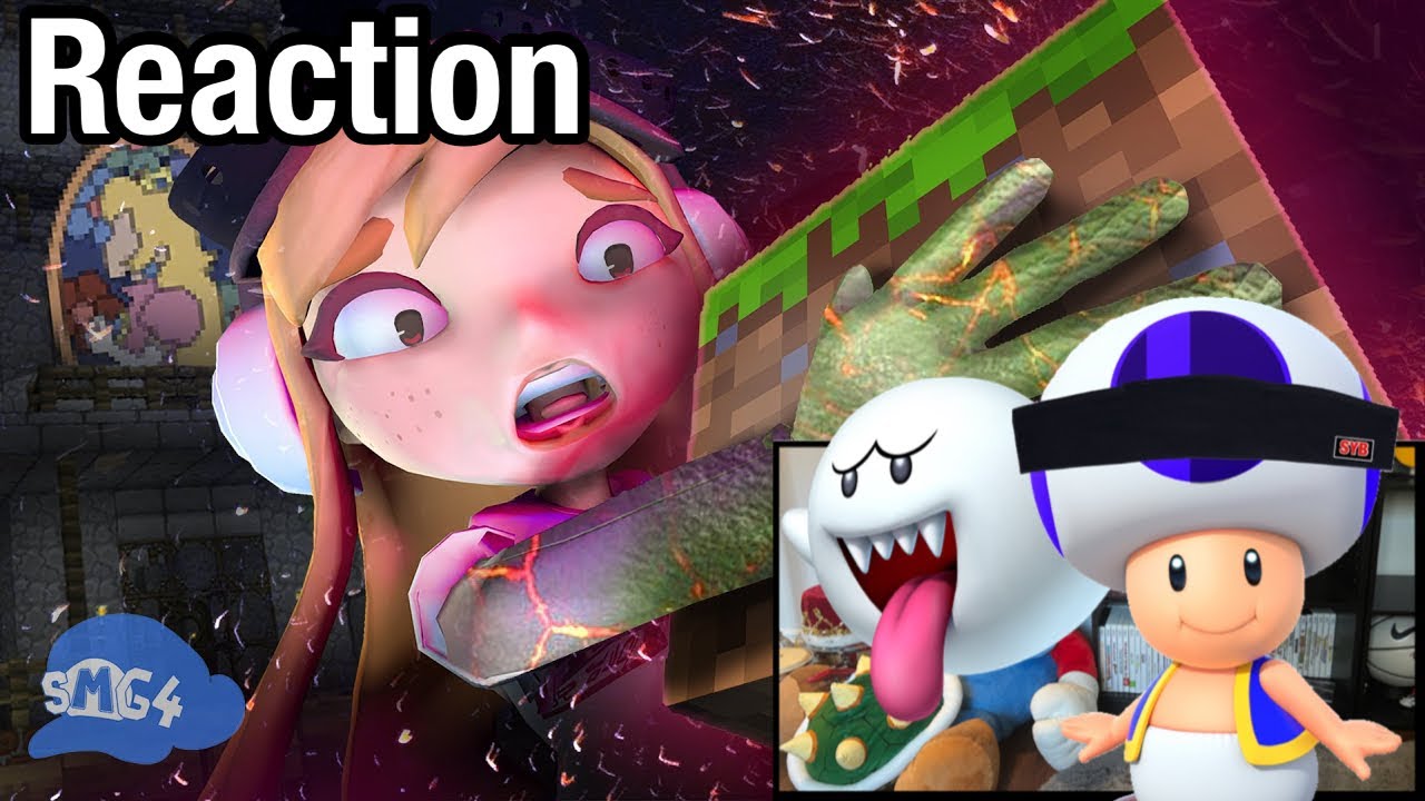 Andy(Me) & Boo react to, “SMG4: The Minecraft Plague” - YouTube