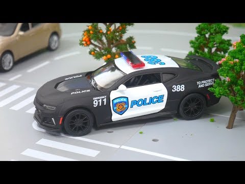 toy police cars on youtube