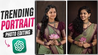 Realistic women Portrait Photo Editing Chatgpt | chatgpt photo editing telugu  screenshot 4