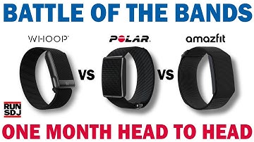 Battle of Fitness Trackers: WHOOP vs POLAR vs AMAZFIT