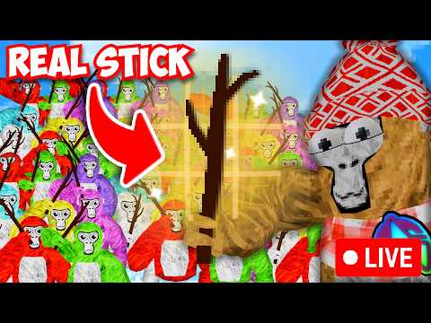 🔴 STICKPOCALYPSE! | Gorilla Tag Meet A Stick! 🔴