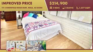 Active in 111 S Greenfield Road #589, Mesa, AZ 85206 Contact me for a showing!