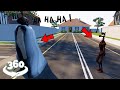 360 Video || Siren Head & Granny Funny Horror Animation 3D #4