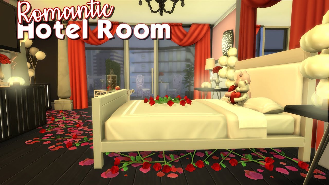 Romantic Hotel Room Sims 4 Speed Build