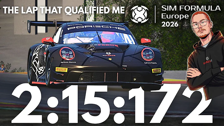 The Lap That Qualified Me for the €10,000 Sim Formula Europe LAN!