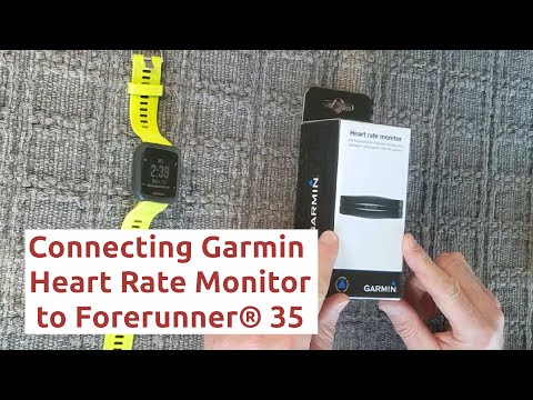 Connecting Garmin HRM to Forerunner 35