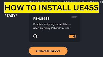 How To Install UE4SS in Palworld(EASY)