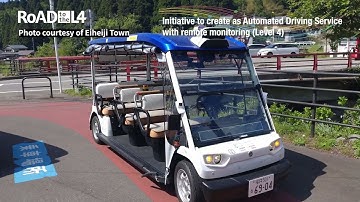 2023_RoAD to the L4 Autonomous driving demonstration video (Eiheiji Town)（English）