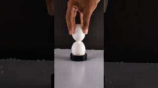 Balancing an Egg with Salt! 🥚 Mind-Blowing Trick! #shorts