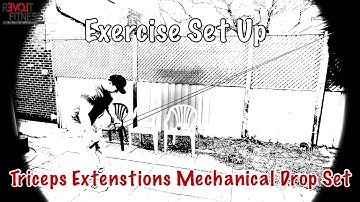 Banded Triceps Extension - Mechanical Drop Set