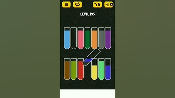 Water Sort Puzzle Level 195 - Step by Step Solution. Solved without using additional vials or undo