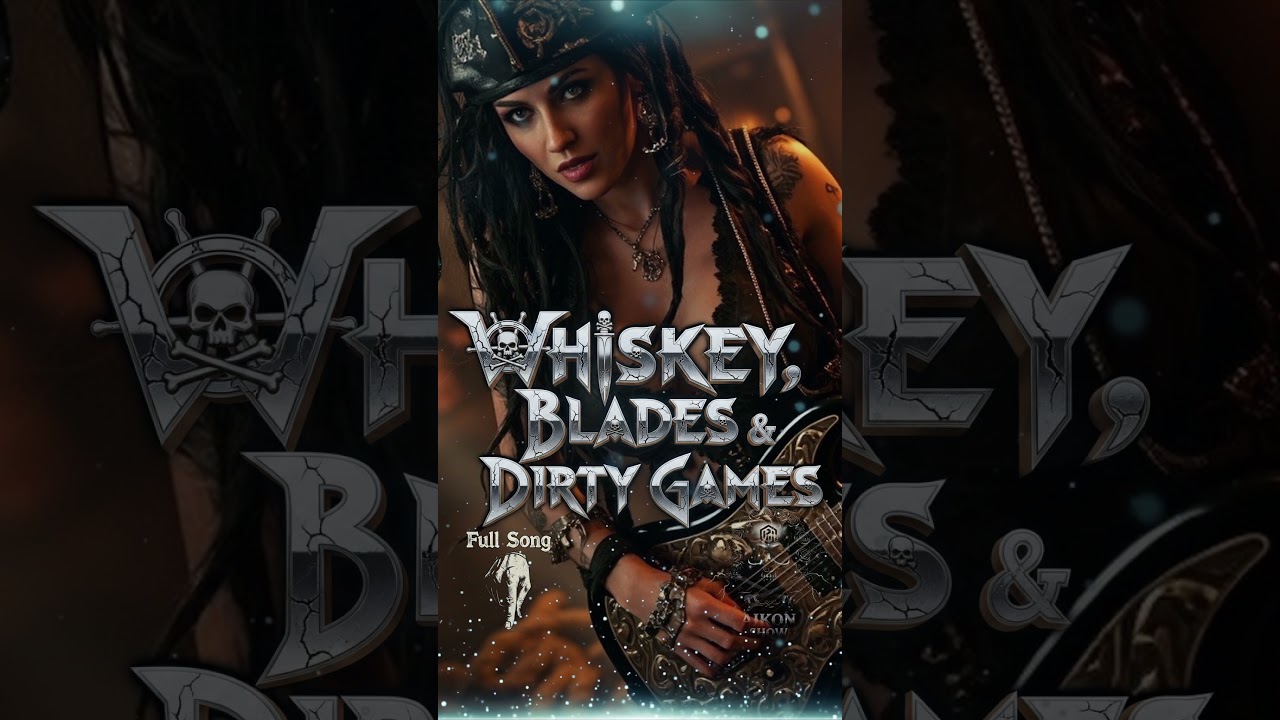 Whiskey, Blades & Dirty Games | Pirate Queen Glam Metal Anthem 🏴‍☠️🔥