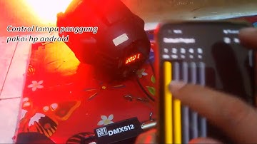 Tutorial control lampu parled pakai android/hp Artnet wifi