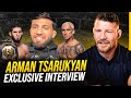 Bisping interviews arman tsarukyan fighting islam vs dustin winner oliveira win at ufc 300  more