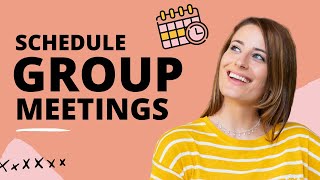 How to Easily Schedule Group Meetings (Doodle Tutorial)