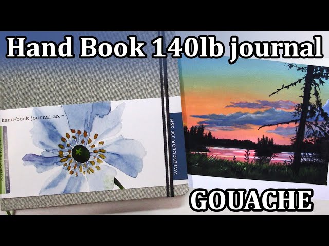 140lb Hahnemühle Gilded Cover Watercolor Sketchbook