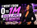 0 To 1M In 10 Months Thearielpryor 