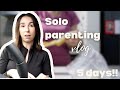 Solo parenting for 5 days / Weekly vlog / How i changed my mindset / Meal prep