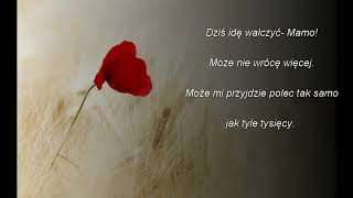 Video thumbnail of "Dzis ide walczyc mamo (cover by Silvia)"
