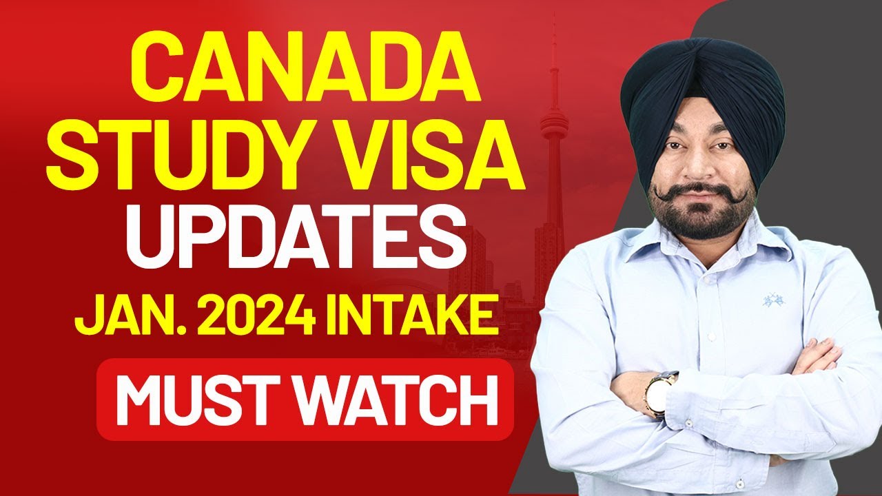Canada Latest Visa Updates | Jan. 2024 Intake | Must watch | RS global ...