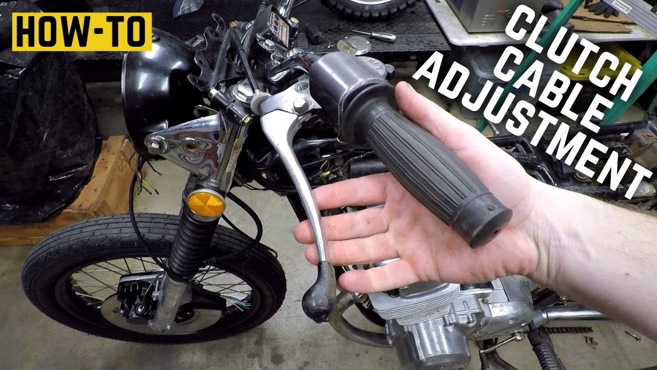 Honda CB750 Clutch Cable Adjustment HowTo YouTube