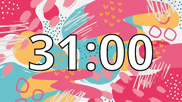 31 Minute Timer with Music | Abstract Timer