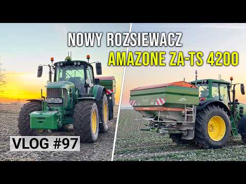 FERTILIZERS WITH THE NEW SPREADER - AMAZONE ZA-TS 4200 | #97