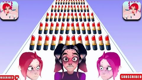 Makeup Runner 3D New Max Level Gameplay Walkthrough Update Trailer iOS, Android Mobile Game