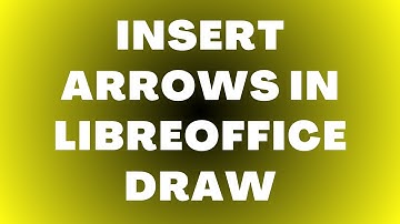 Pijlen invoegen in LibreOffice Draw