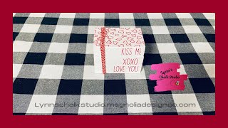 DIY Valentine Book Stack from scrap wood